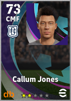 Callum Jones — CMF, OVR 73, MAX 73