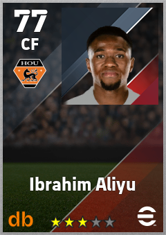 Ibrahim Aliyu — CF, OVR 77, MAX 77
