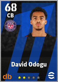 David Odogu — CB, OVR 68, MAX 68