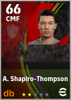 A. Shapiro-Thompson eFootball player card
