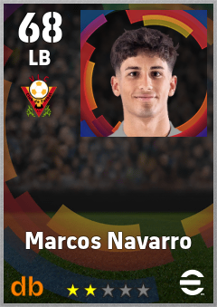 Marcos Navarro eFootball player card