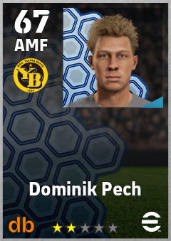 Dominik Pech — AMF, OVR 67, MAX 67