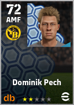 Dominik Pech — AMF, OVR 72, MAX 72