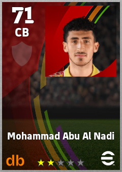 Mohammad Abu Al Nadi eFootball player card