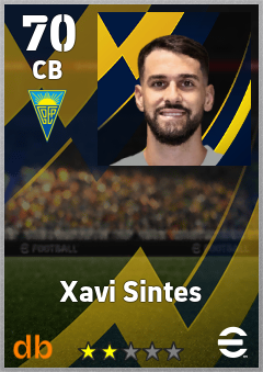 Xavi Sintes — CB, OVR 70, MAX 70