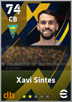 Xavi Sintes — CB, OVR 74, MAX 74