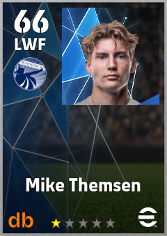 Mike Themsen — LWF, OVR 66, MAX 66