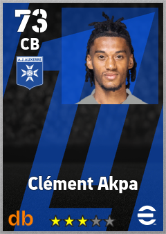 Clément Akpa — CB, OVR 73, MAX 73
