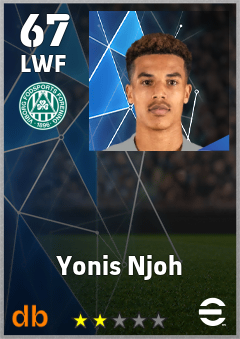 Yonis Njoh — LWF, OVR 67, MAX 67