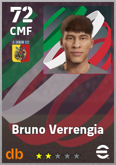 Bruno Verrengia — CMF, OVR 72, MAX 72