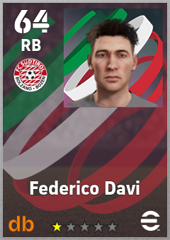 Federico Davi — RB, OVR 64, MAX 64