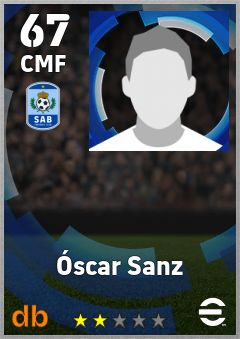 Óscar Sanz — CMF, OVR 67, MAX 67