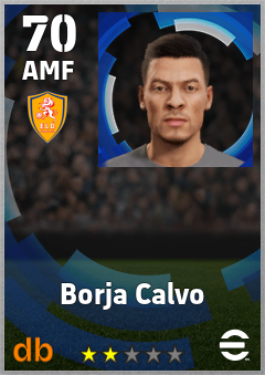 Borja Calvo eFootball player card