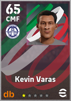 Kevin Varas — CMF, OVR 65, MAX 65