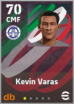 Kevin Varas — CMF, OVR 70, MAX 70