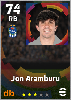 Jon Aramburu eFootball player card
