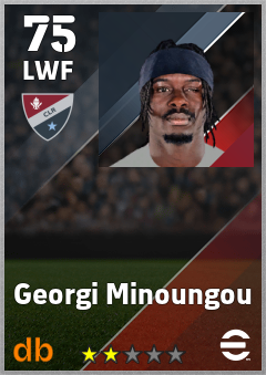 Georgi Minoungou — LWF, OVR 75, MAX 75