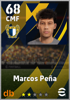 Marcos Peña — CMF, OVR 68, MAX 68