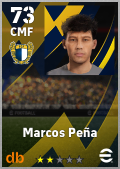 Marcos Peña — CMF, OVR 73, MAX 73