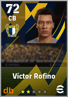 Víctor Rofino — CB, OVR 72, MAX 72