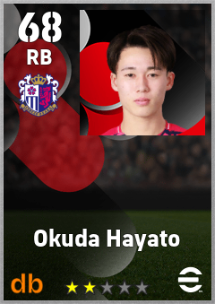 Okuda Hayato eFootball player card