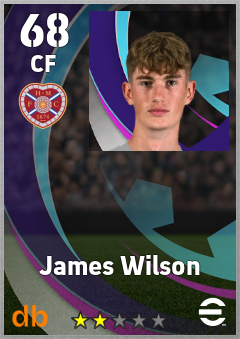 James Wilson — CF, OVR 68, MAX 68