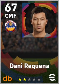 Dani Requena — CMF, OVR 67, MAX 67