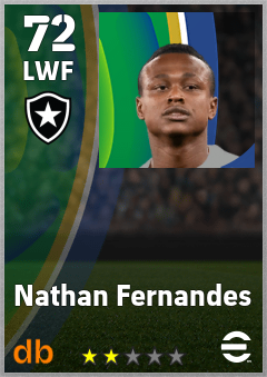 Nathan Fernandes — LWF, OVR 72, MAX 72
