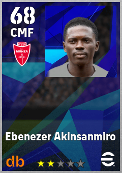 Ebenezer Akinsanmiro eFootball player card