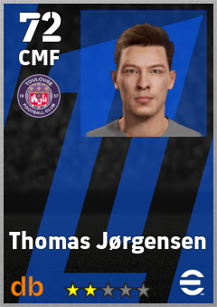 Thomas Jørgensen — CMF, OVR 72, MAX 72