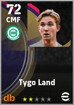 Tygo Land eFootball player card