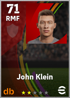 John Klein eFootball player card