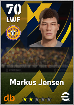Markus Jensen eFootball player card