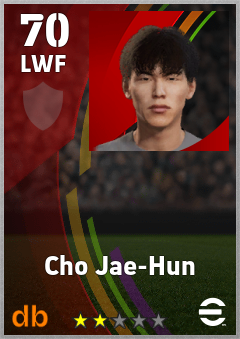 Cho Jae-Hun eFootball player card