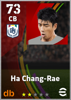 Ha Chang-Rae — CB, OVR 73, MAX 73