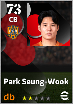 Park Seung-Wook — CB, OVR 73, MAX 73