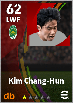 Kim Chang-Hun — LWF, OVR 62, MAX 62