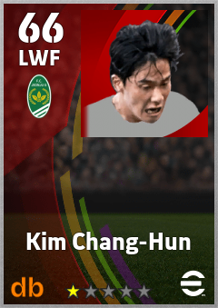 Kim Chang-Hun — LWF, OVR 66, MAX 66