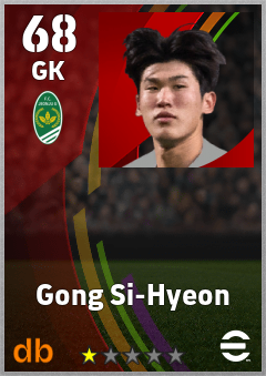 Gong Si-Hyeon — GK, OVR 68, MAX 68