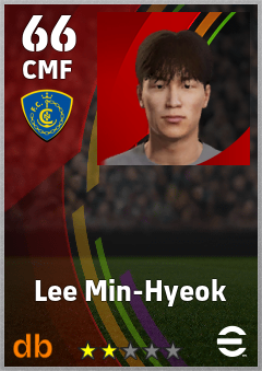 Lee Min-Hyeok — CMF, OVR 66, MAX 66