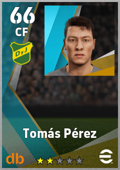 Tomás Pérez — CF, OVR 66, MAX 66