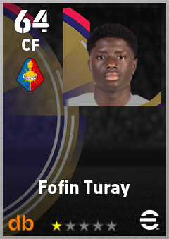 Fofin Turay — CF, OVR 64, MAX 64
