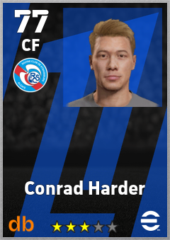 Conrad Harder eFootball player card