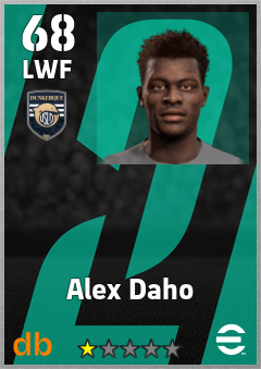 Alex Daho — LWF, OVR 68, MAX 68