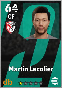 Martin Lecolier — CF, OVR 64, MAX 64