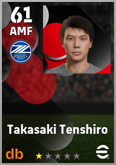 Takasaki Tenshiro eFootball player card