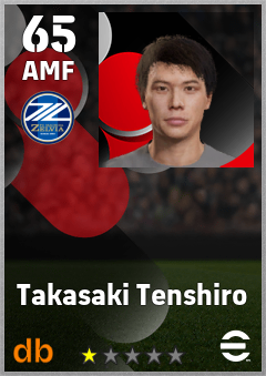 Takasaki Tenshiro — AMF, OVR 65, MAX 65
