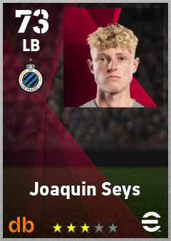 Joaquin Seys eFootball player card