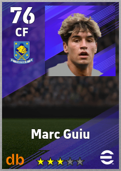 Marc Guiu — CF, OVR 76, MAX 76