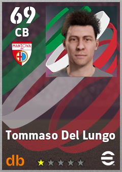 Tommaso Del Lungo — CB, OVR 69, MAX 69